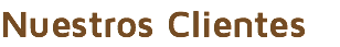 Nuestros Clientes